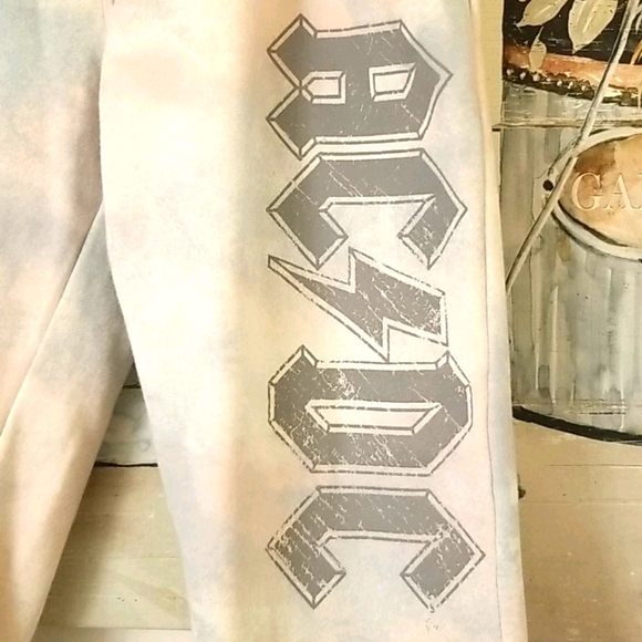 AC⚡DC 2020 Ice Tie Dye Joggers w Pockets XL - Picture 2 of 11